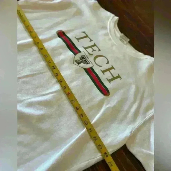 Texas Tech Graphic Print Crew Neck Sweatshirt Comfort Colors Size Lg - Picture 5 of 6